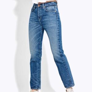 AYR Women's Boyfriend Jeans in Medium Blue